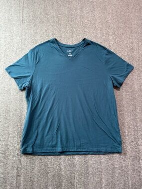 Goodfellow & Co Men's Deep Teal V-Neck Short-Sleeve Tee Size XXL